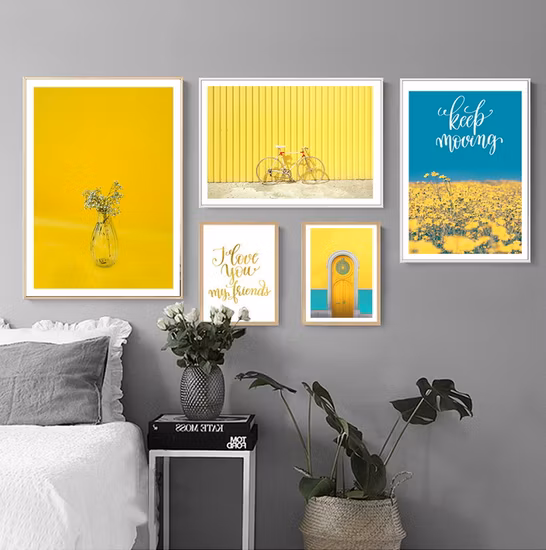 Custom Port Bay Crowd Pattern Oriental Canvas Wall Art Handmade Paintings on Canvas