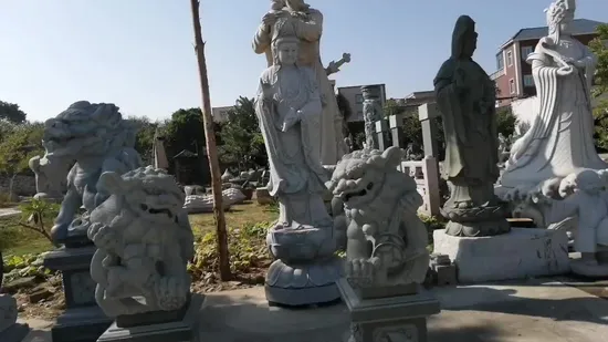 Marble Stone Sculpture Animal Statue for Garden Decoration 
