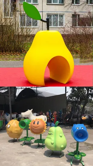 Outdoor Public Art Exhibition Resin Art Sculpture Fiberglass Polar Bear Statue 5%off