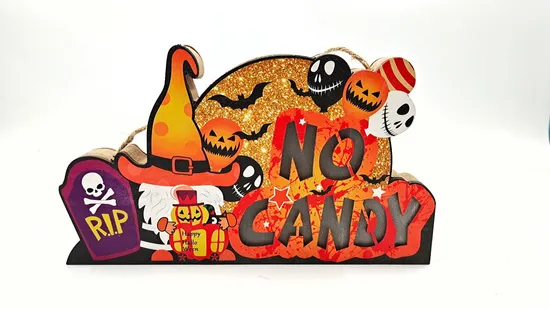 Wholesale Round Design Christmas LED Light Decorative Canvas Wall Art Home Decor LED Light Small Design Canvas Wood Wall Art 