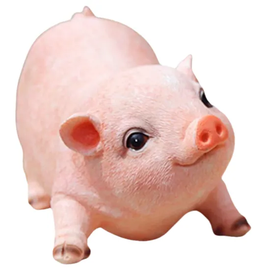 Lazy Resin Polar Bear Animal Statue Garden Fun Scene Ornament 